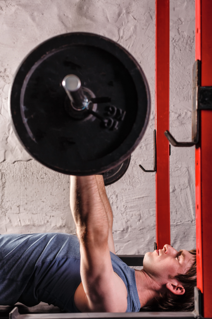 bench press workout t home