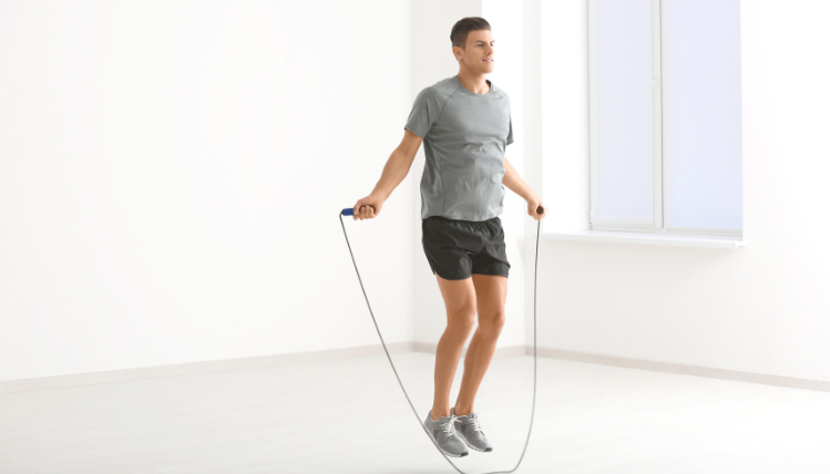 jumpimg rope workout from home