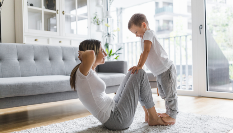 core workout for moms